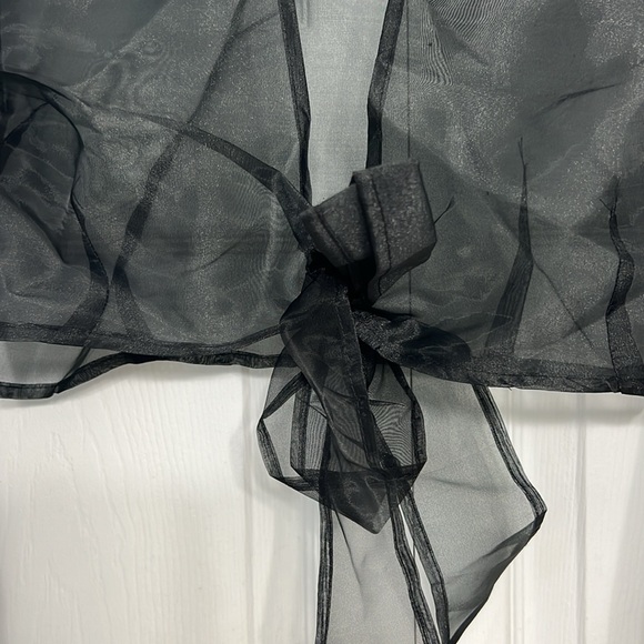 NWT Sheer Cropped Top - Picture 3 of 4